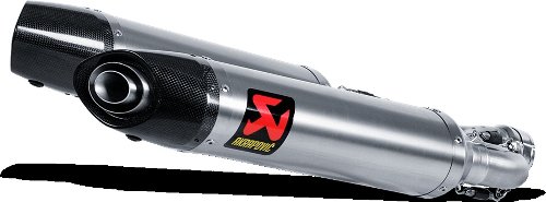 Akrapovic Silencer kit slip-on line, titanium, with