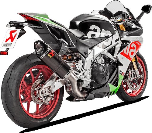 Akrapovic Auspuff Slip-On Line, Carbon - Aprilia 1000, 1100