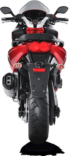 Akrapovic Auspuff Slip-On Line, Titan, mit EG-ABE - Aprilia