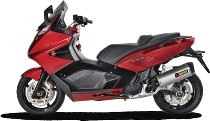 Akrapovic Auspuff Slip-On Line, Titan, mit EG-ABE - Aprilia