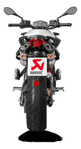 Akrapovic Silencer kit slip-on line, titanium, with