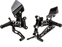 Gilles adjustable rearset AS31GT, black