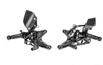 Gilles adjustable rearset AS31GT, black