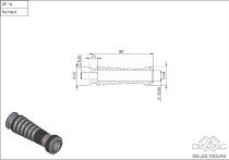 Gilles Poggiapiedi set sport, anteriore, nero - BMW 1000