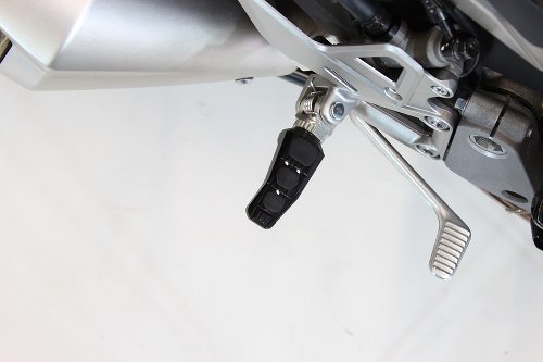 Gilles Footpeg kit touring, front, black - BMW G 650 GS, R