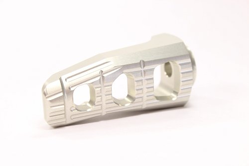 Gilles Footpeg kit touring, front/rear, silver - Ducati