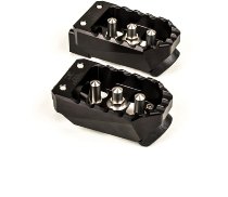 Gilles Enduro foot peg set Explorer, driver, black