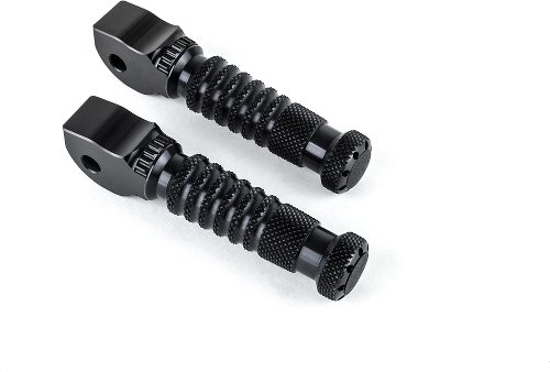 Gilles Sport foot peg set,rider, pillion, black