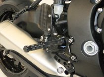 Gilles adjustable rearset VCR38GT, black