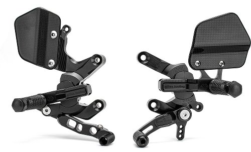 Gilles adjustable rearset VCR38GT, black