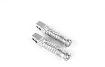 Juego de estriberas GILLES Sport, pasajero, plata