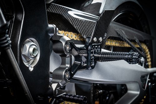 GILLES Rearset FXR, black - BMW S 1000 RR