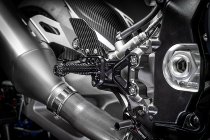 GILLES Rearset FXR, black - BMW S 1000 RR