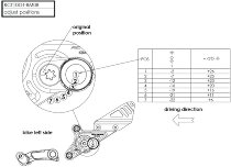 GILLES Fußrastenanlage RCT10GT , schwarz/silber - BMW R