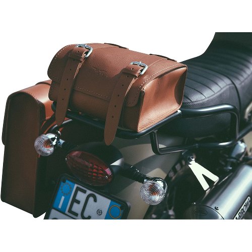 thumbnail image 2 of SPAAN Black Leather Side Bag For Moto Guzzi V7 III & V9 - Left Or Right - 2 Year Warranty 2 of 2