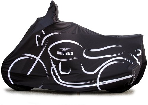 Moto Guzzi Motorradabdeckplane, indoor, schwarz - V7