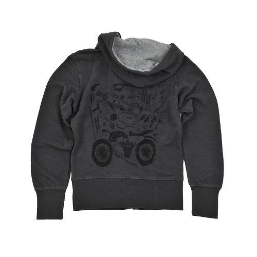 NML Sweatshirt mit Kapuze MG, Custom Puzzle, Man, grau, L