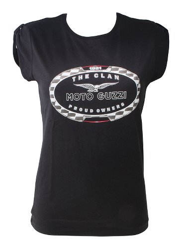 Moto Guzzi T-shirt the clan, women, black, size: M NML