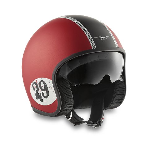 NML Moto Guzzi Helm Racing Red, L