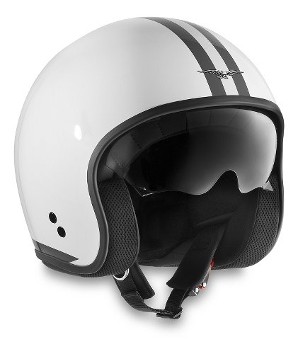 Moto Guzzi Jet helmet stripes, white, size: XS NML