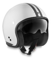 Moto Guzzi Jethelm Stripes, weiß, Größe: XS NML