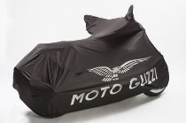 Moto Guzzi Motorcycle tarpaulin `eagle`, black, indoor -