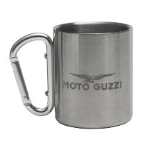 Moto Guzzi Tasse, edelstahl, silber, 200 ml