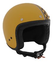 Moto Guzzi Jet helmet chess, yellow, size: M NML