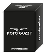 NML Moto Guzzi Tasse, edelstahl, schwarz, 200 ml