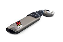 Aprilia Hitzeschutz Titan für Akrapovic Auspuff,