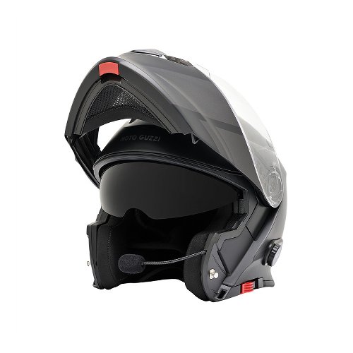 Moto Guzzi Klapphelm Bluetooth, grau, Größe: XL
