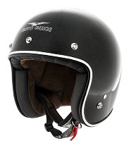 Moto Guzzi Jet helmet metalflake, black, size: S NML