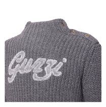 Moto Guzzi Strickpullover, Herren, grau, Größe: L