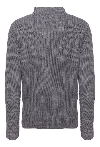 Moto Guzzi Strickpullover, Herren, grau, Größe: L