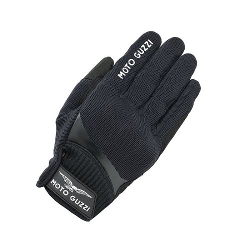 Moto Guzzi Summer gloves, black, size: S