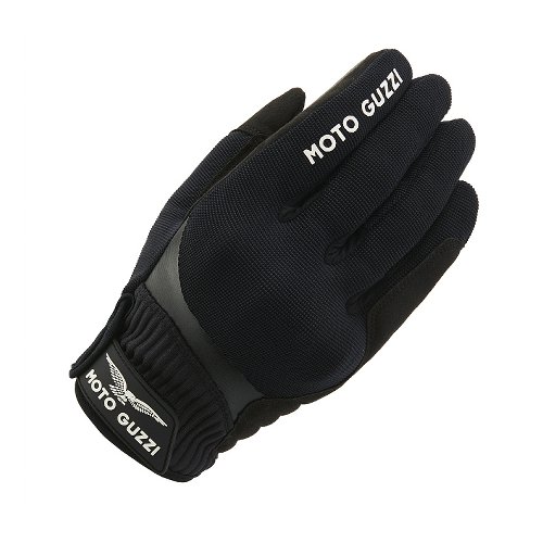 NML Moto Guzzi guantes de verano, negros talla: M