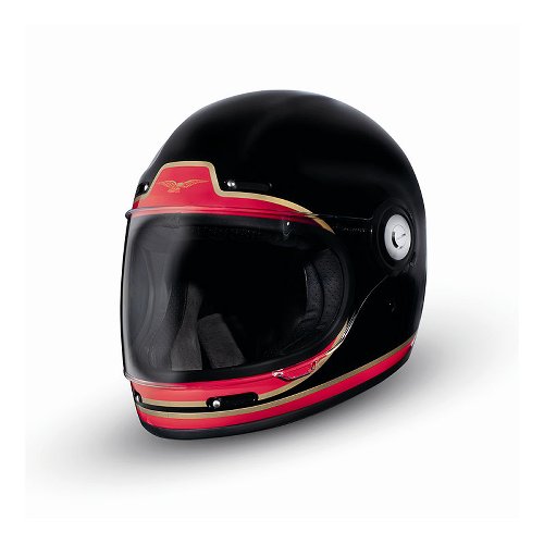 Moto Guzzi Integral helmet, black-red, size: M