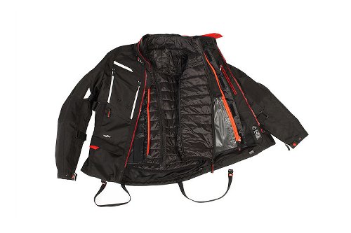 Moto Guzzi Jacke Adventure Touring, schwarz, Größe: M