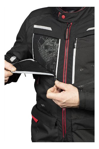 Moto Guzzi Jacke Adventure Touring, schwarz, Größe: L