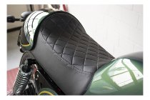 Moto Guzzi Sitzbank Fahrer, Café Racer schwarz - V7 I+II+III