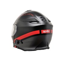Aprilia Modular helmet with bluetooth, black/grey/red, size: