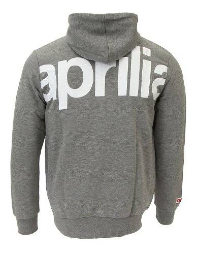 Aprilia Wide Fleece Hoodie gris - Taille L