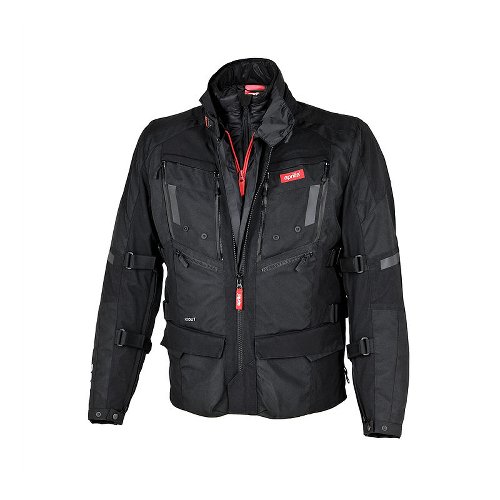Aprilia Adventure Touring Jacke, schwarz, Größe: M