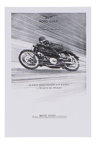 Moto Guzzi Postkarten mit Box Vintage 100 Jahre 1921-2021