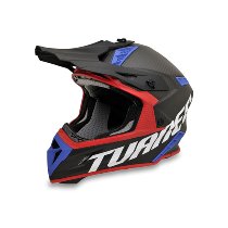 Aprilia Helm Offroad Tuareg, blau/schwarz/rot, Größe: S