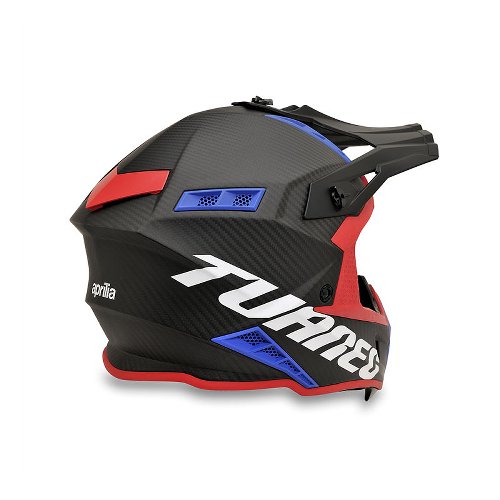 Aprilia Helm Offroad Tuareg, blau/schwarz/rot, Größe: XXL
