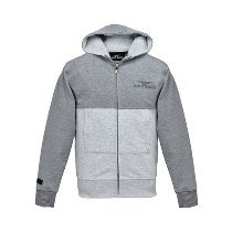 Moto Guzzi Sweatshirtjacke, Kinder, grau, Größe: 10-12