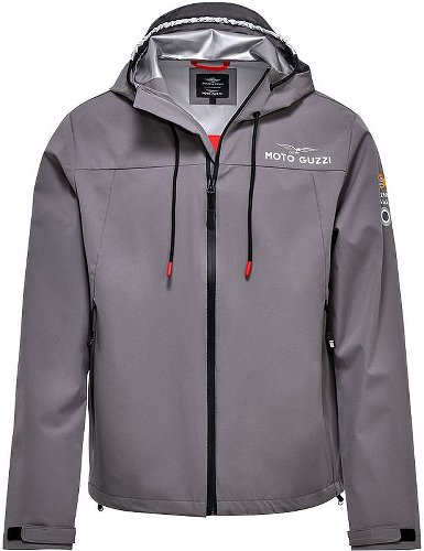 Moto Guzzi chaqueta softshell Aviazione Navale, gris oscuro,