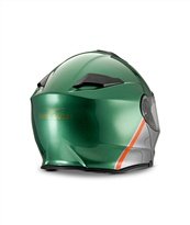 Moto Guzzi Modular Helm mit Bluetooth, Grün, Größe: M