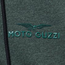 Moto Guzzi Sweatshirt Jacke, grün/grau, Größe: XL